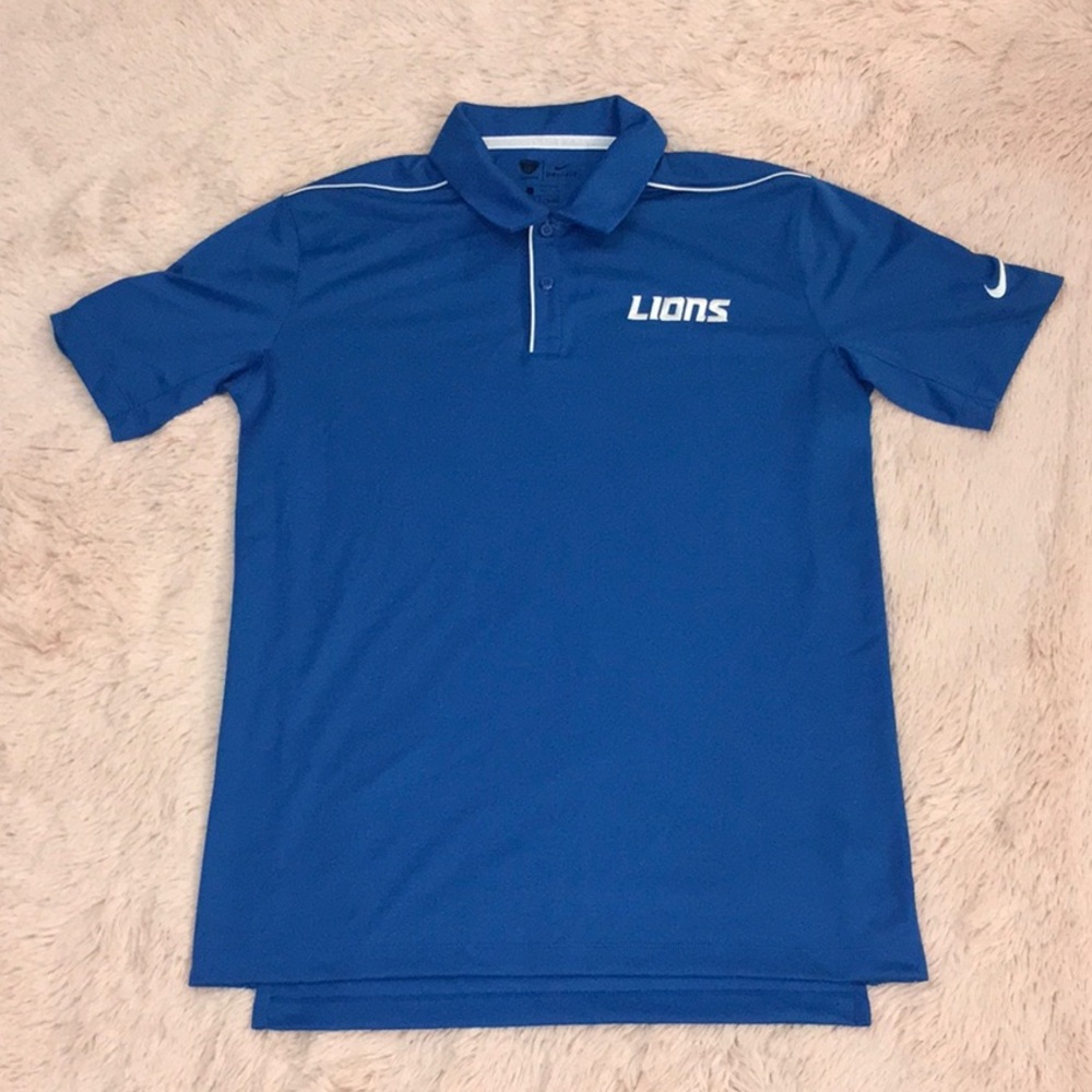 NFL Equipment ‘Detroit Lions’ Nike DRI-FIT Polo.